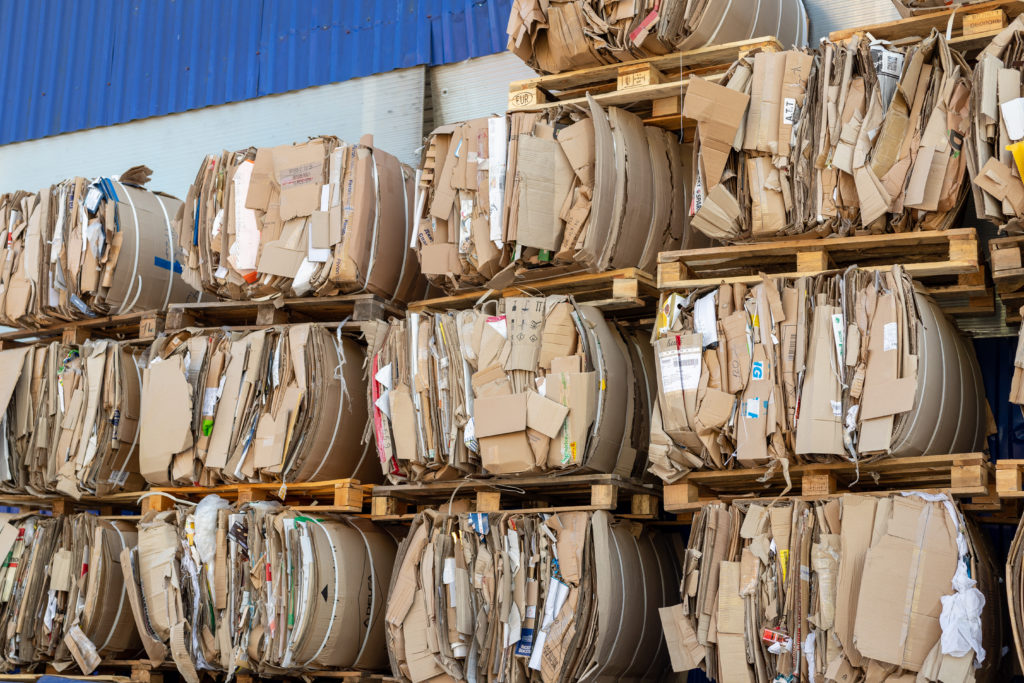 Recycled Paper at a Dock